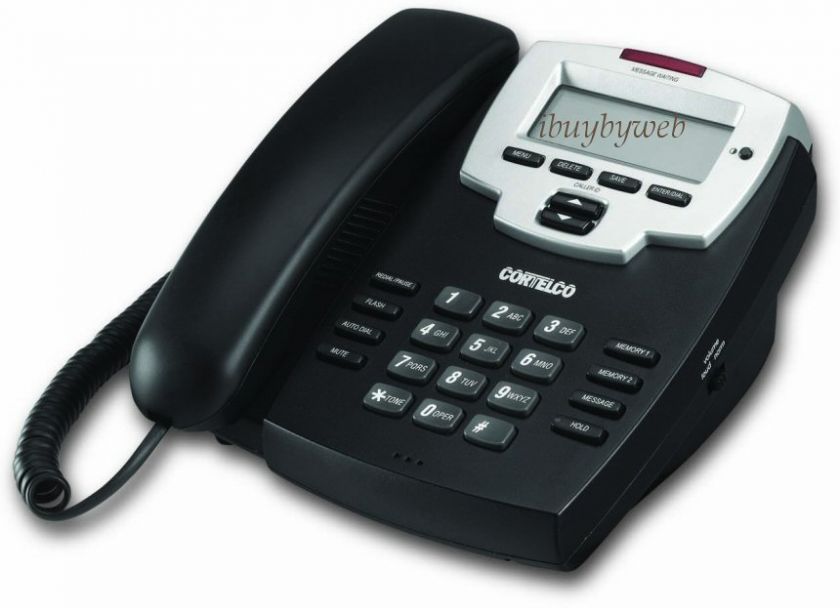 Cortelco 9120 Corded Feature Desk Wall Caller ID Phone  