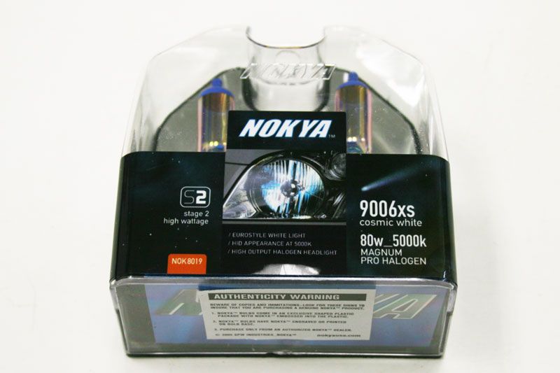NOKYA 9006XS Cosmic White 5000K S2 80W Head Light Bulbs  