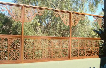 ESTATE GARDEN IRON METAL ART ENTRY GATE FENCE PANEL  