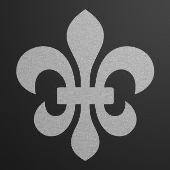 Vinyl Decal Sticker Fleur De lis flower lily ZK6ZK  