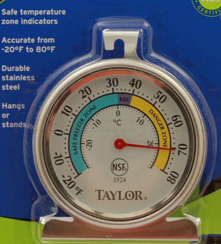 Taylor Classic Refrigerator Freezer Thermometer NEW  