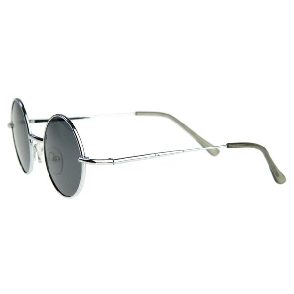   Inspired Small Full Metal Metal Circle Lens Sunglasses 8237 42mm