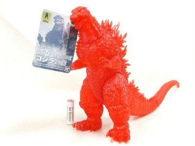 GODZILLA 2003 ITO YOKADO LIMITED TRANSLUCENT RED tag  