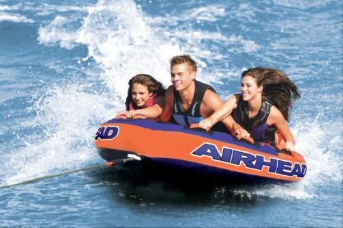 New Super Slice 3 Person Towable Raft Ski Tube Float  