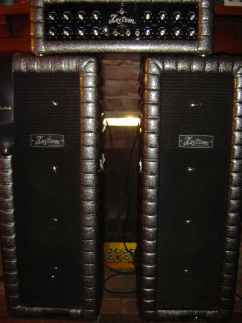 VINTAGE ORIGINAL KUSTOM 1960s TUCK N ROLL PA SYSTEM ♫  