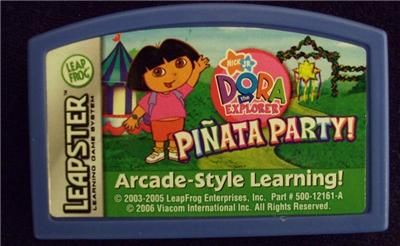 ღ♥LEAPSTER DORA PINATA PARTY NICK JR learning GAME 2 LMax 