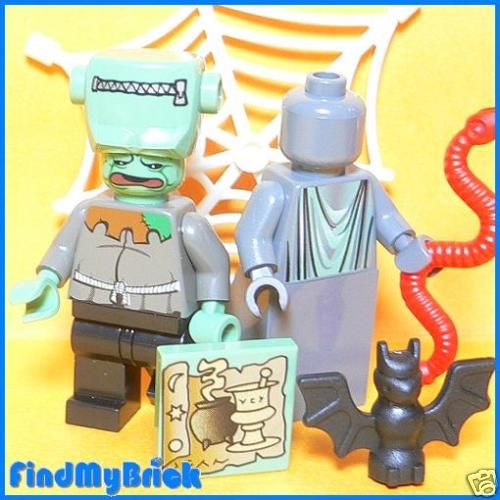 GT120 Lego Custom Frankenstein & Ghost Minifigures  NEW  