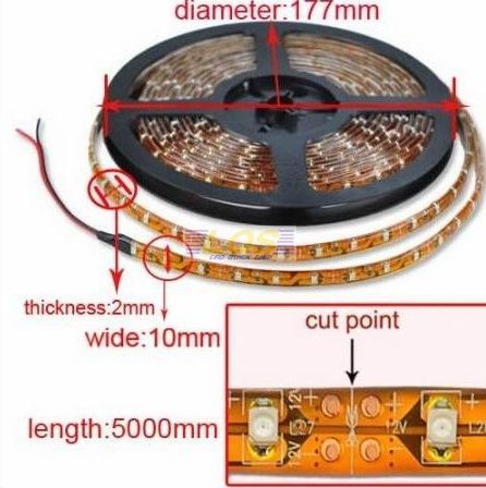 ECO Waterproof 5M Warm White SMD 5050 150P LED Strip  