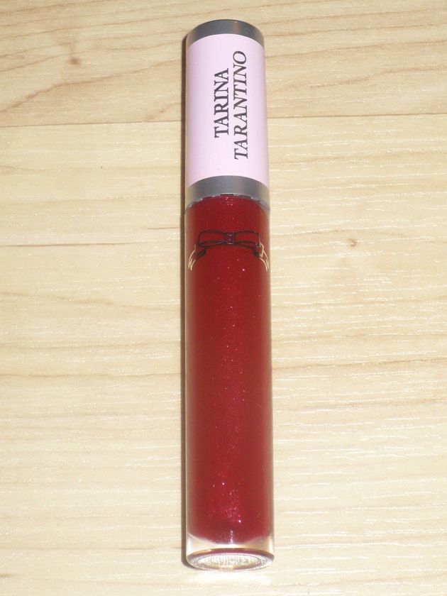 NEW TARINA TARANTINO LIPGLOSS LIP GEM GLOSS RUBY HEADPHONE RED SHIMMER 