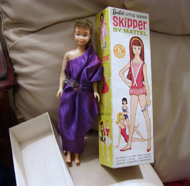 RARE VINTAGE 1963 NUMBER 6 SKIPPER MATTEL BARBIE DOLL  