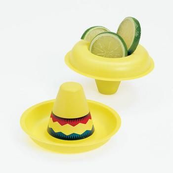 12 Sombrero Hat BOWLS Fiesta Mexican Party Table Decorations Dip Dozen 