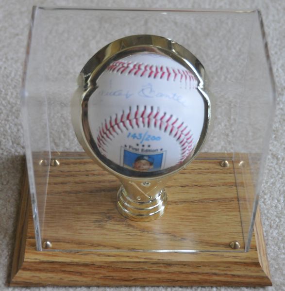 MLB Mickey Mantle Autographed Rookie Baseball  