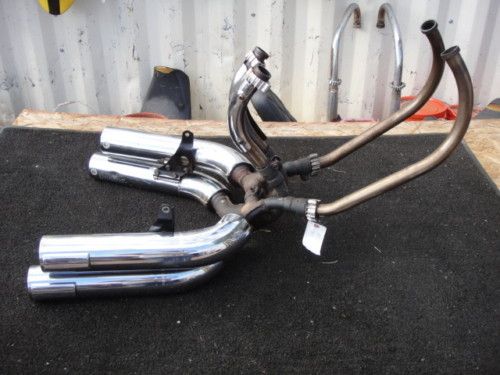 88 HONDA VF750 VF750C SUPER MAGNA EXHAUST, MUFFLERS #E2  