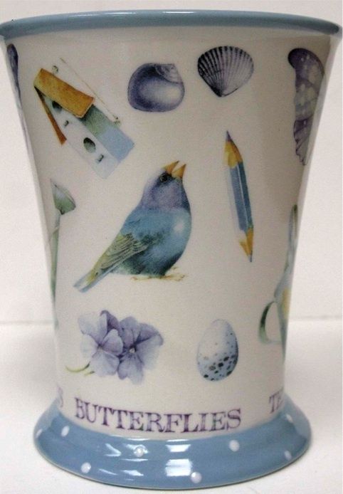 Vintage Marjolein Bastin Natures Sketchbook Ceramic Pottery Mug Cup 