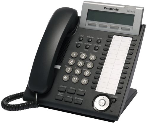 Panasonic KX DT343 B 3 Line Digital phone   Black  