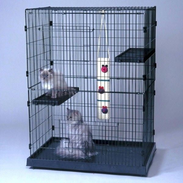 Cat Pet Cage Domain Kennel Carrier Metal LARGE SMALL  