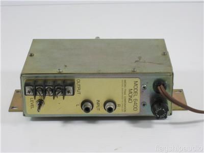   Micro Trak 6400 MONO Stereo Phono Pick Up Preamp Preamplifier  