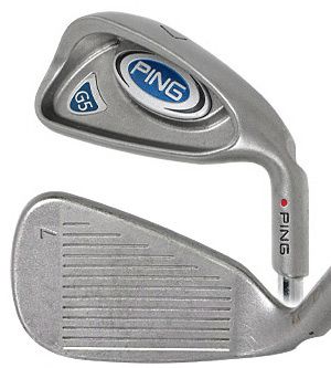 PING G5 RED DOT IRONS 4 PW & GW (8PC) AWT STEEL REGULAR  