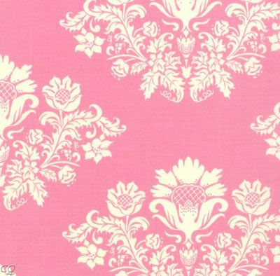 FQ Lily Ashbury Summer House Georgia Toile Pink Lemonade Fat Quarter 