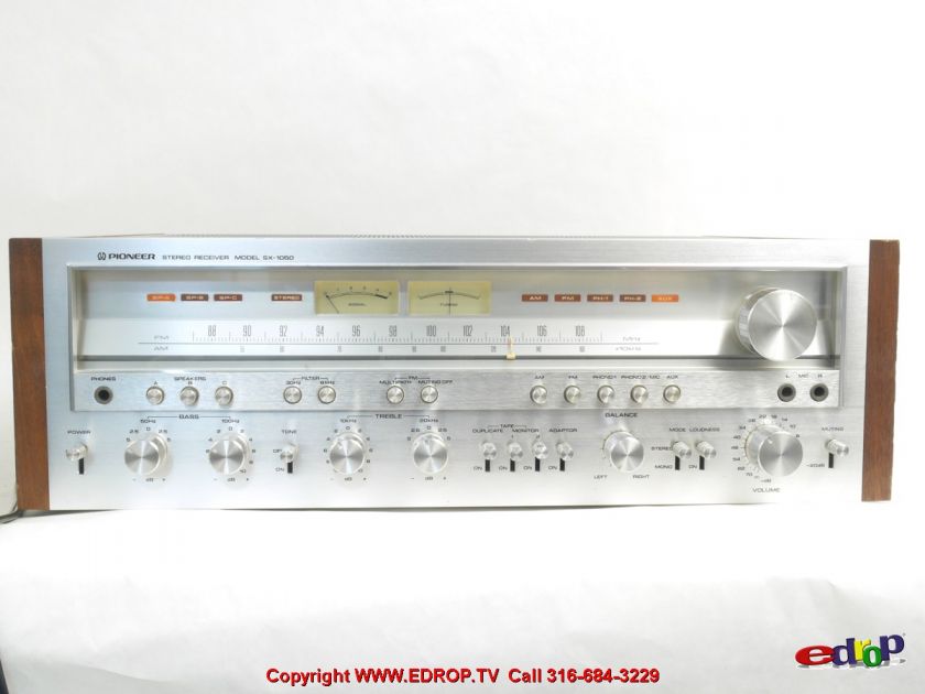 Pioneer SX 1050 Stereo Receiver * Makin smiles + Pleasing ears since 