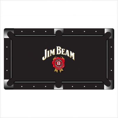 Jim Beam 8 Pool Table Felt With Rails in Black JBM 1001  