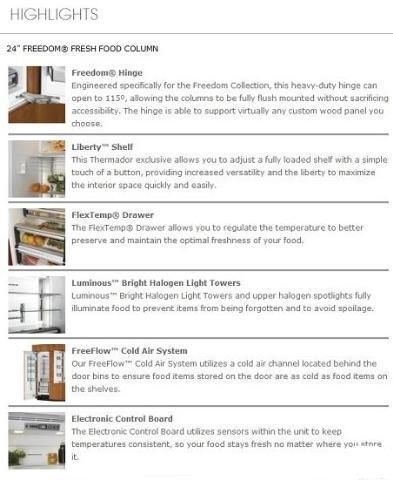 THERMADOR T24IR70NSP 24 BUILT IN FULLY FLUSH FRIDGE  