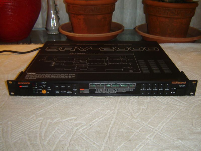 Roland SRV 2000, Midi Digital Reverb, Vintage 80s Rack  