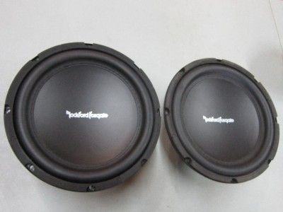 NEW (2) Rockford Fosgate 10 Subwoofer Speakers.2 ohm.ten inch Pair 