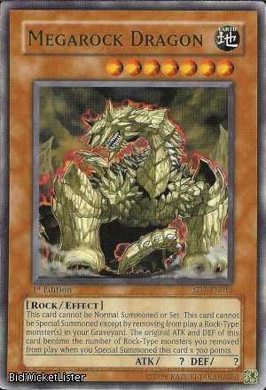 3x SD7 EN012 Megarock Dragon (C) Yugioh Card (Mint)  