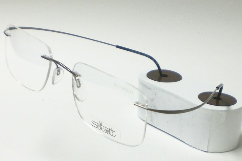 SILHOUETTE 7611 SILVER 6107 EYEGLASSES AUTH. S 49 TITAN  