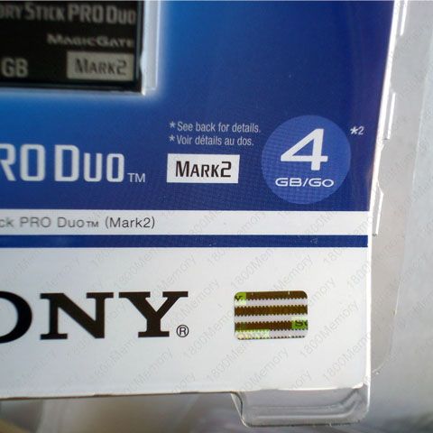 GENUINE SONY 4GB Memory Stick PRO Duo MARK2 4G Card PSP  