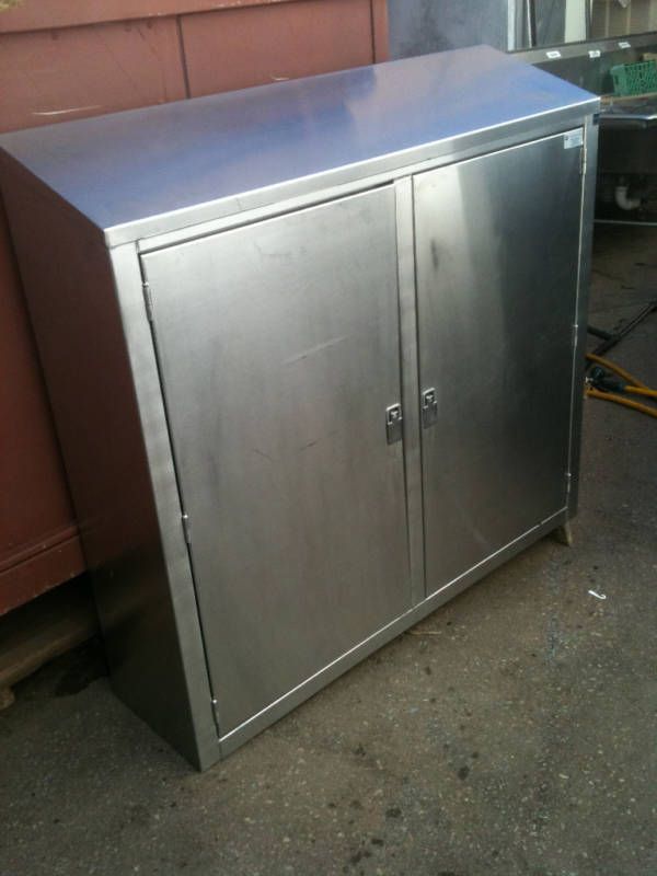 Stainless Steel Cabinet WallMount Storage Fire Hospital  