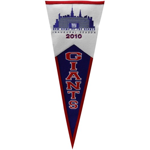 New York Giants Inaugural Season Wool Pennant 674088612020  