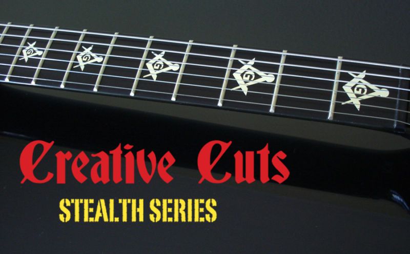 Blink 182 Tom Delonge Custom Strat Guitar Decal Inlays  