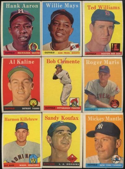 1958 Topps Baseball Complete Set (EX MT)  