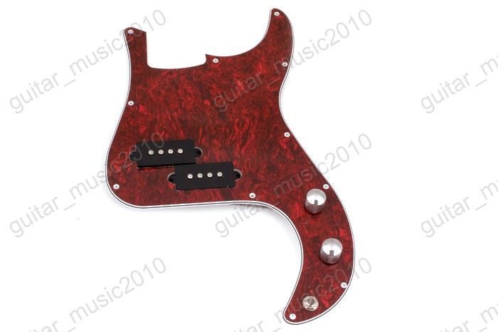 Loaded P Bass FAUX Tortoise Shell Pickguard W/Pickup KIT  