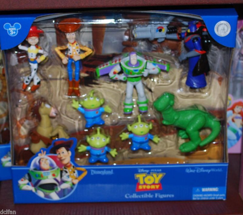 Disney Parks Toy Story Buzz Woody Jessie Cake Topper Figure Playset 