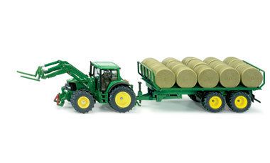 SIKU John Deere with Round Baler 132 scale diecast NEW  