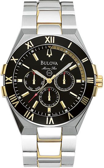 98C004 Bulova Mens Watch Marine Star  