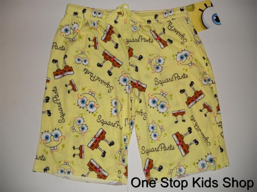 SPONGEBOB Womens Sleep Shorts PAJAMAS Pjs Small Med Lrg  