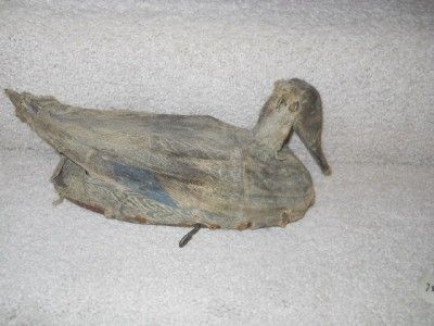 Antique Vintage Cloth Duck Decoy~VERY Primitive & VERY RARE Expanding 